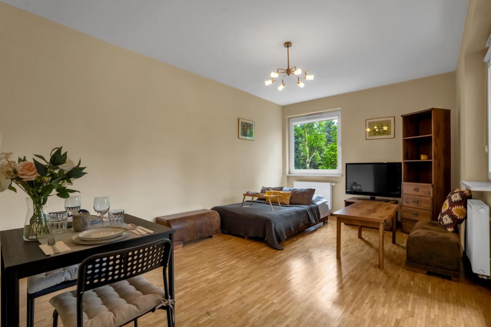 Apartament Mokotow - Balcony, Parking - By Rentujemy *